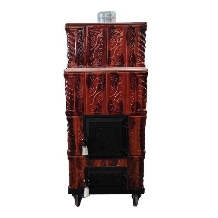 Теракотена печка, Regata, кафява, 45x45x110 см