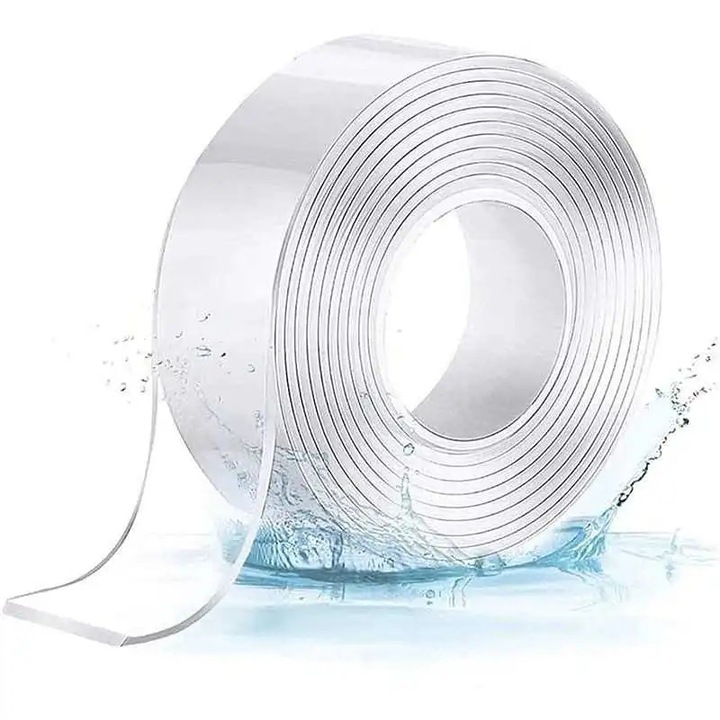 Силиконова лепяща лента, AFTER MARKET, 3 метра, 1.5мм, допълнително лепкава