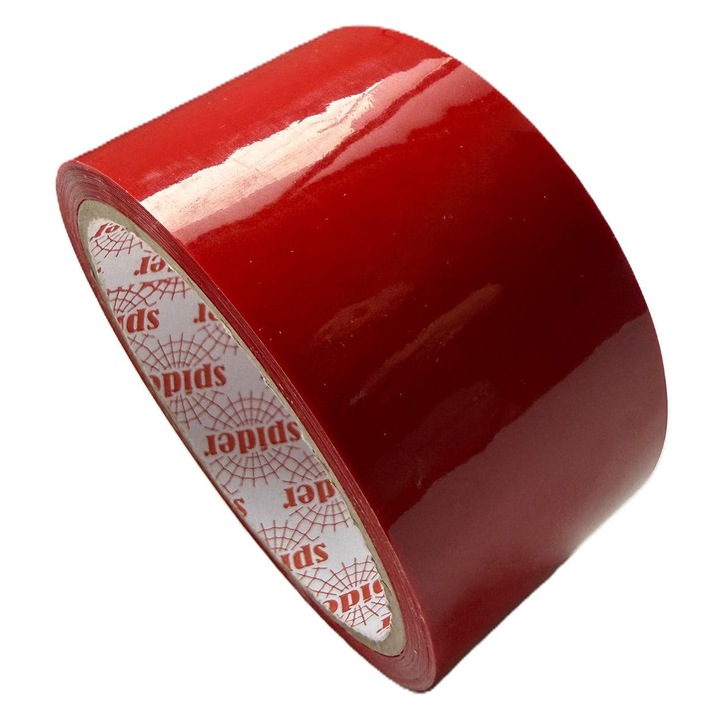 Set 10 Buc Banda adeziva Spider, 45mm, 40 metri, rosu