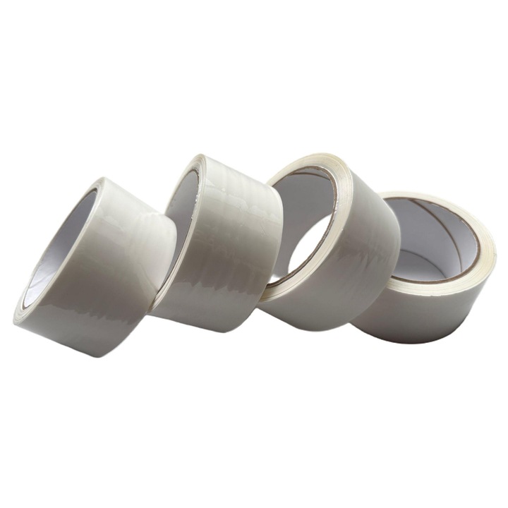 Set 10 Buc Banda adeziva Golden, Silentioasa, 48mmx60m, alb