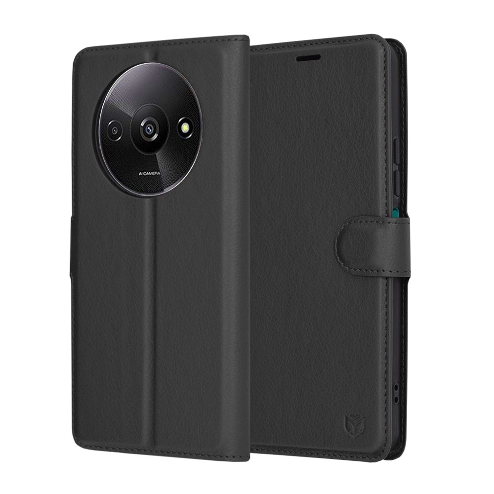 Husa Xiaomi Redmi A3 Asteroid GSM Leather Folio, negru