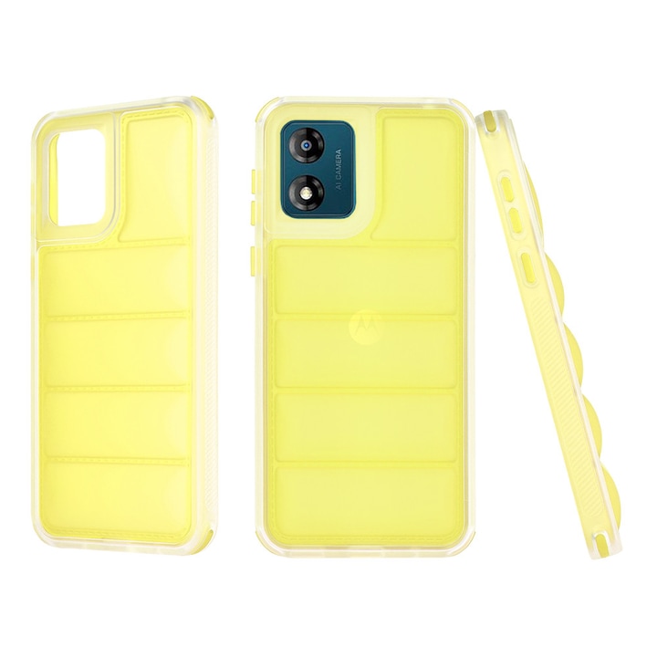 Carcasa de protectie pentru Motorola Moto E13, galben