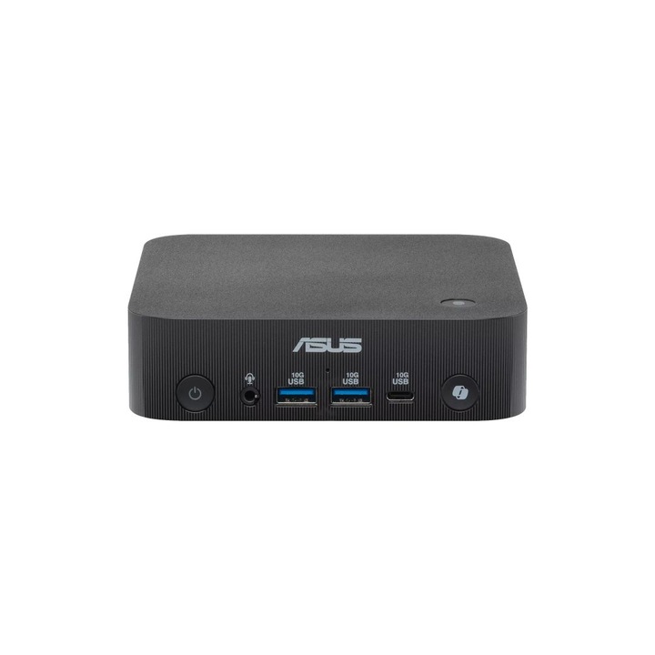 Mini PC Asus PN54-BBR522MNS1, AMD Ryzen 5-220, 2xUSB2.0, 4xUSB3.2, 3xUSB Type-C, 130x130x34mm, Negru
