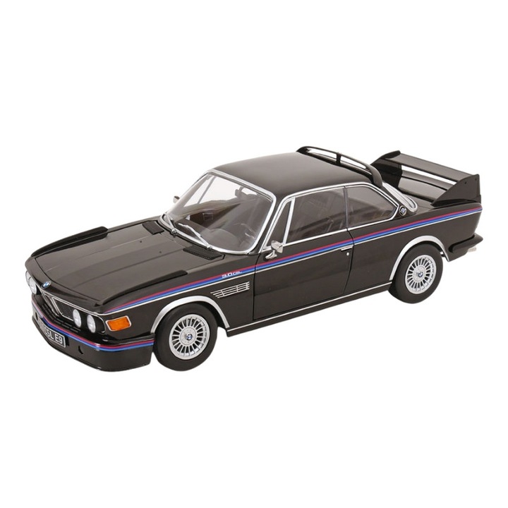 Macheta auto BMW 3, 0 CSL (E9), neagra, 1973, 1:12, KK Scale