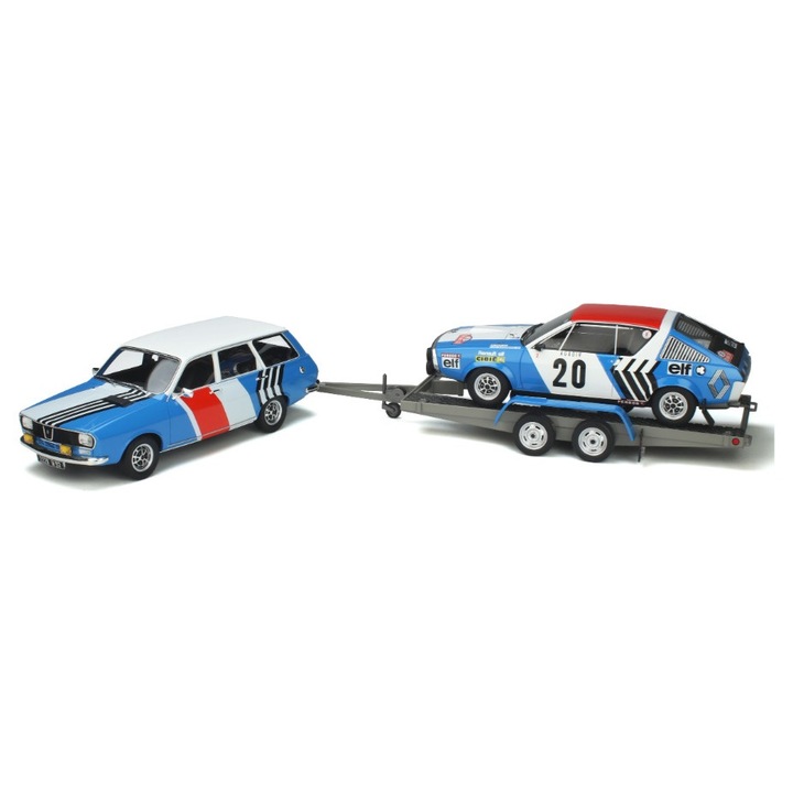 Macheta auto Renault 12 - Renault 17 Rally Pack MonteCarlo 1972 LE999pcs OT357, 1:18 Otto Models
