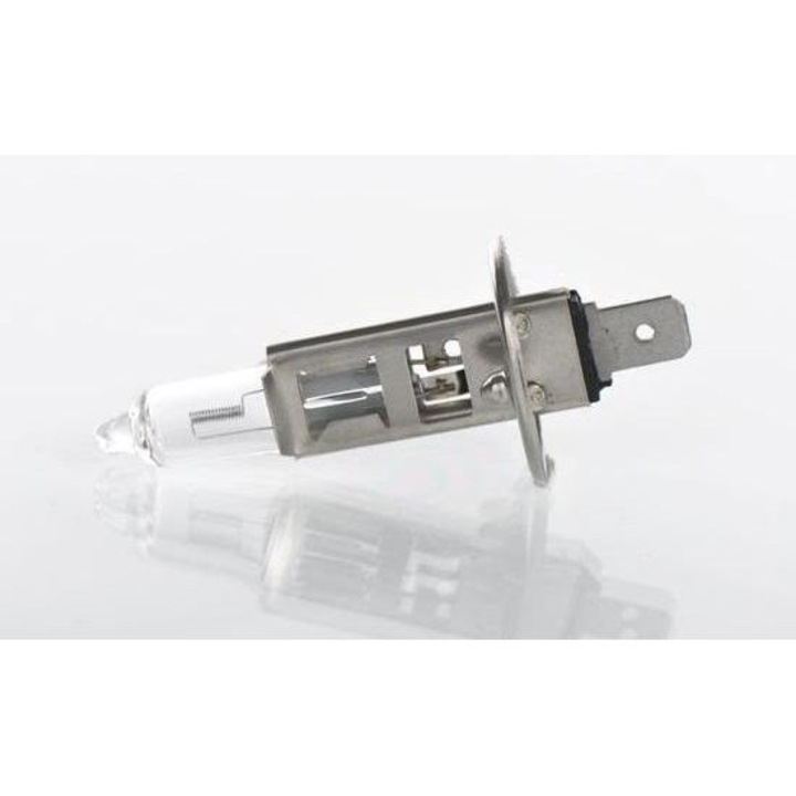 Bec auto far faza lunga BOSCH Pure Light H1 12V 55W, P14,5s, Cod 1987301005