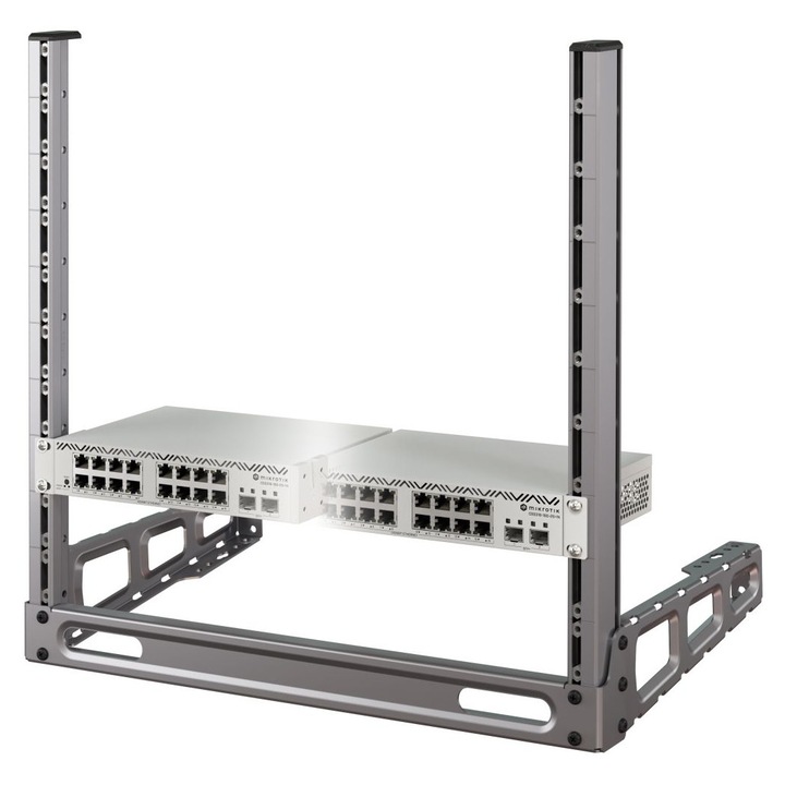 Mikrotik RMK-2x10/19 rack tartozék, 287121, 19 hüvelyk, 2U