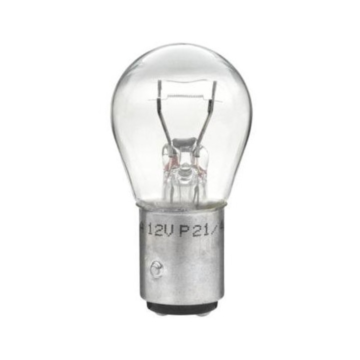Bec Auto pentru Lampa Frana/Spate P21/4W 12V 21/4W BAZ15d HELLA 8GD 004 772-121 (Pret pe Bucata)