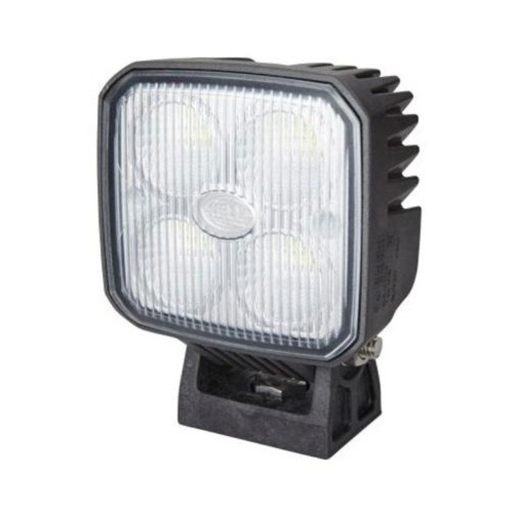Proiector LED Auto HELLA 1GA 996 284-031, Forma Patrata, 12/24V, 15W, Cablu 500 mm, 6500K