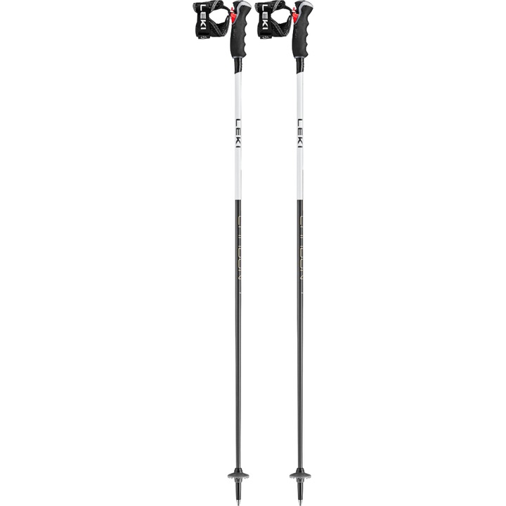 Leki Carbon 14 3D női síbotok - Fekete/Fehér - 105 cm