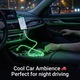 Cablu Date si Incarcare USB-C la USB-C, PRESTIGE CHARGE®, LED Luminos Verde, PD 60W Fast Charge, Universal, Compatibil CarPlay, AndroidAuto, Apple, iPhone, Samsung, Android Type C, Design Premium, Efect Luminos, Lungime 1m, Verde
