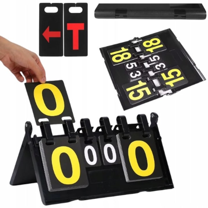 Tabela de scor portabila, 0-31 puncte, 0-7, 38x21cm