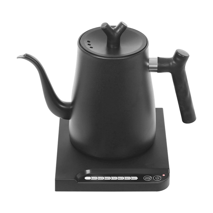 Fierbator electric Dnntunk, 1L, 1000W, 7 Setari de temperatura, Negru