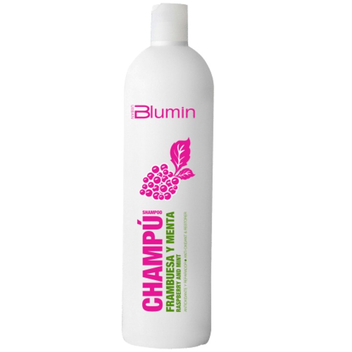 Blumin málna és menta sampon 1000 ml, uniszex, festett hajra