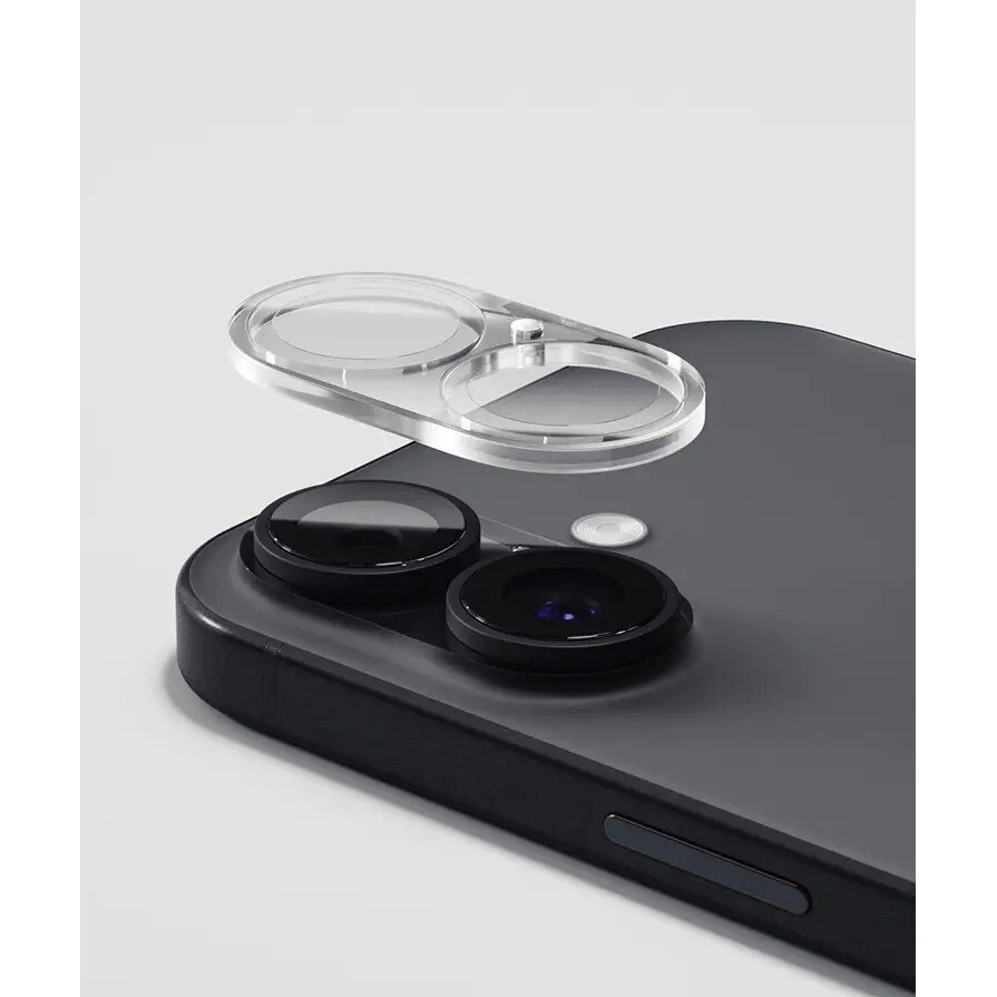 Folie Sticla pentru Camera, Pentru Apple iPhone 16, 3D, Transparent