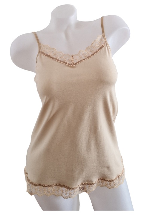 Maiou dama bumbac, dantela, GRACE, BLD by Exclusive, Nude