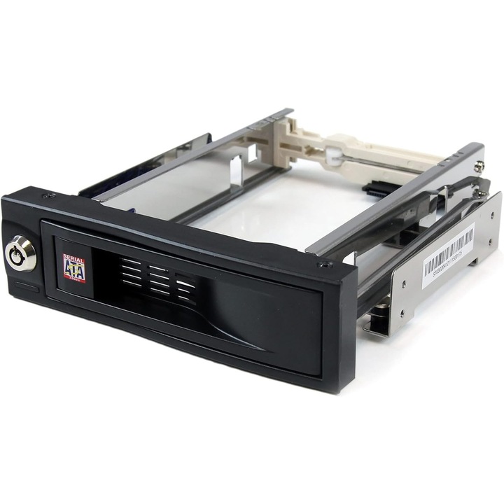 Carcasa Rack Hard Drive Startech 5.25 inch, Hot Swap, design robust, model HSB100SATBK