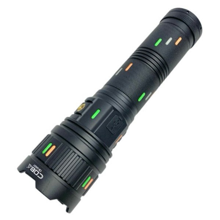 Фенер COBA CB-G400Y с бял лазерен светодиод, ултраярък 300W, 3000M