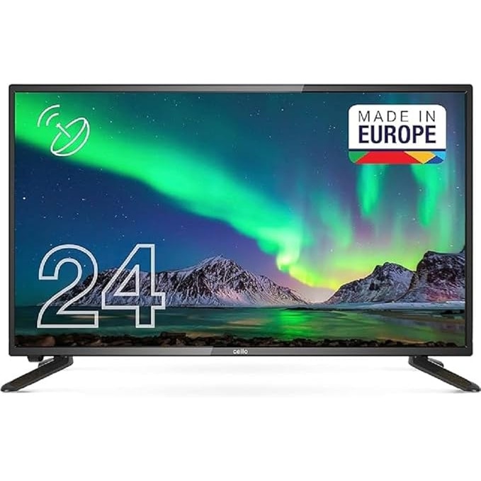 Televizor LED Cello 24", HD Ready, tuner triplu DVBT2 S2, 61 cm