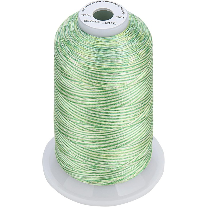 Set ata de brodat Simthread, 4 bobine, 5000m, culori variate