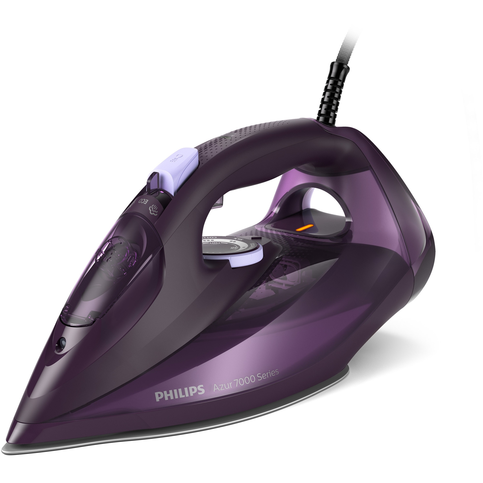 Fier de Calcat PHILIPS Seria 7000 DST7051/30, 2800W, 250g/min, 300ml, Talpa SteamGlide Elite, Mov