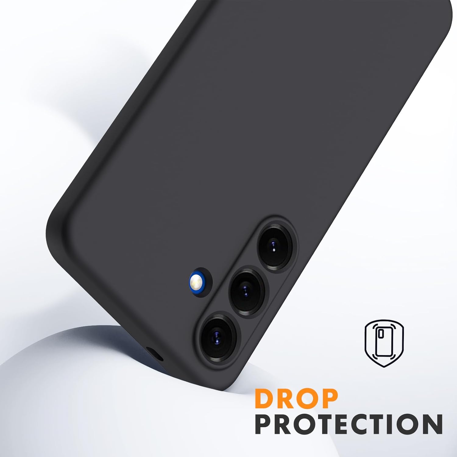 Husa Soft Touch, slim, ALC Mobile, anti soc, compatibila cu Samsung Galaxy S26 Plus, Negru Tpu