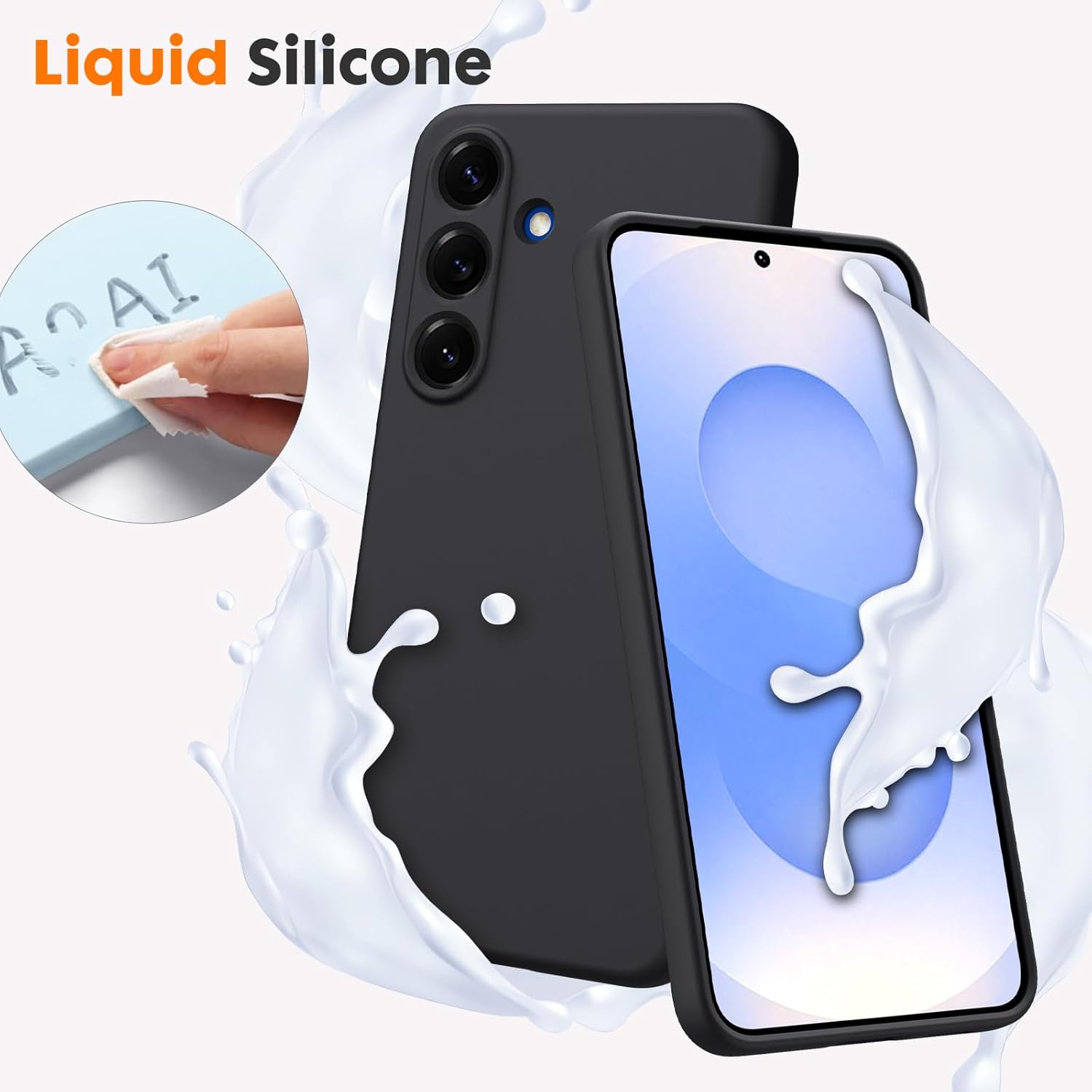 Husa Soft Touch, slim, ALC Mobile, anti soc, compatibila cu Samsung Galaxy S26 Plus, Negru Tpu