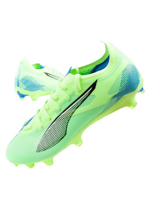 Ghete de fotbal Puma Ultra 5 Match FG/AG, verzi, Multicolor