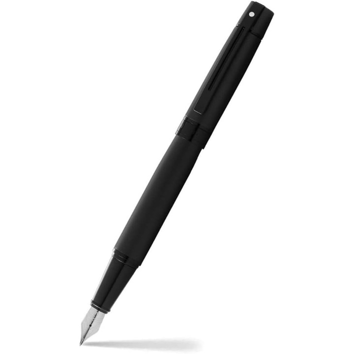 Sheaffer 300 Matt Fekete Toll, Közepes Heggyel, Luxus Doboz