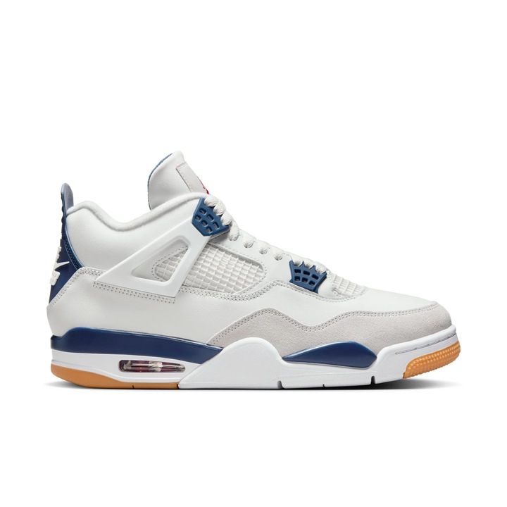 Pantofi Sport Jordan 4 Retro SB Navy, Alb crem
