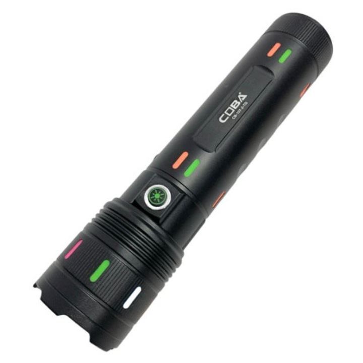 Фенер COBA CB-107-2-TG със силна светлина, от алуминиева сплав, обхват 1000м