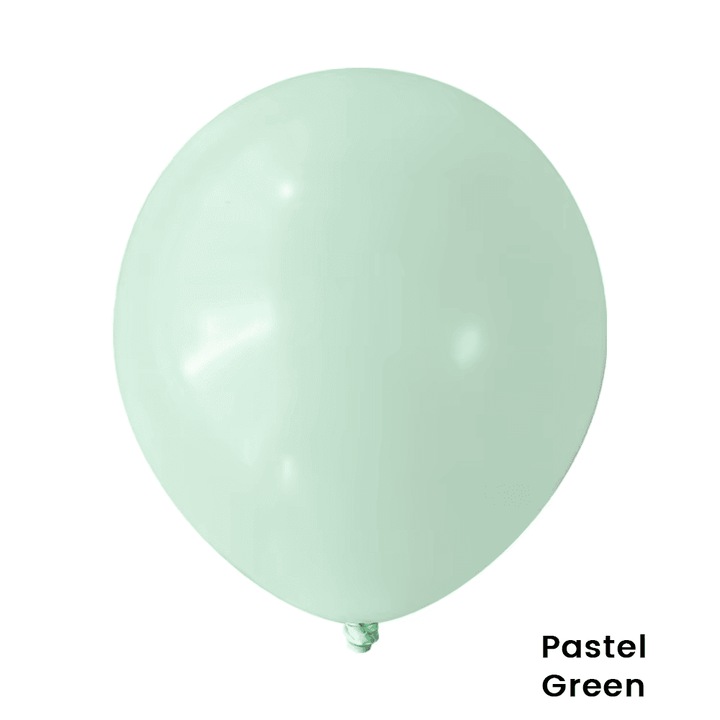 Set 5 Baloane Latex Jumbo 46 cm Pastel - Verde Menta