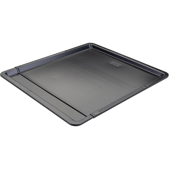 Tava Extensibila Zenker Perfect Black pentru Copt, 37-52 cm, Antiaderenta