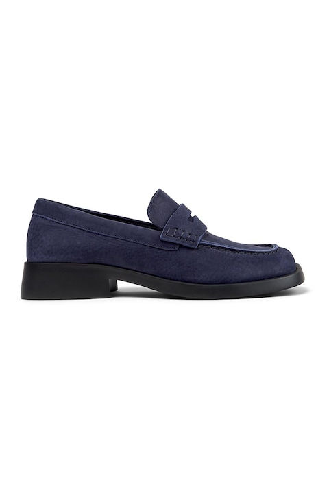 Camper, Pantofi loafer cu varf patrat Donna, Albastru indigo