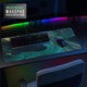 Mousepad Gaming XXL Titanwolf 900x400mm - Precizie si Viteza - Verde si Auriu