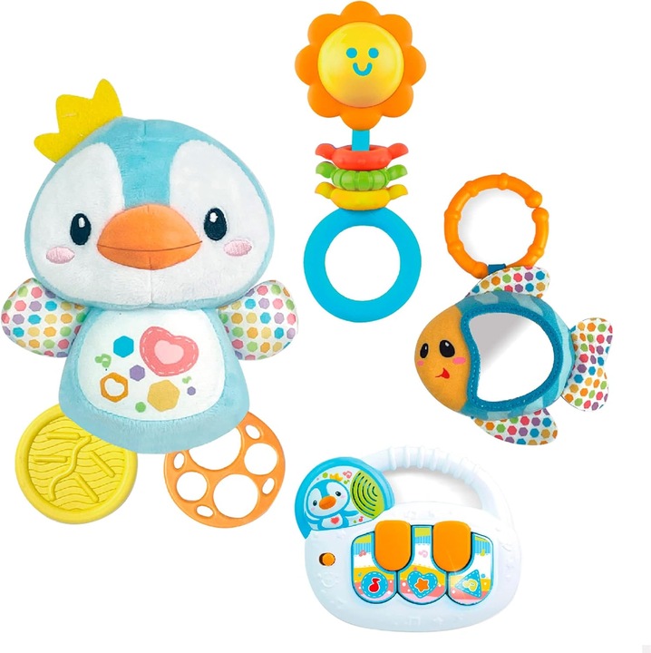 Set Jucarii Winfun 46886 Bebelusi cu Lumini si Sunete
