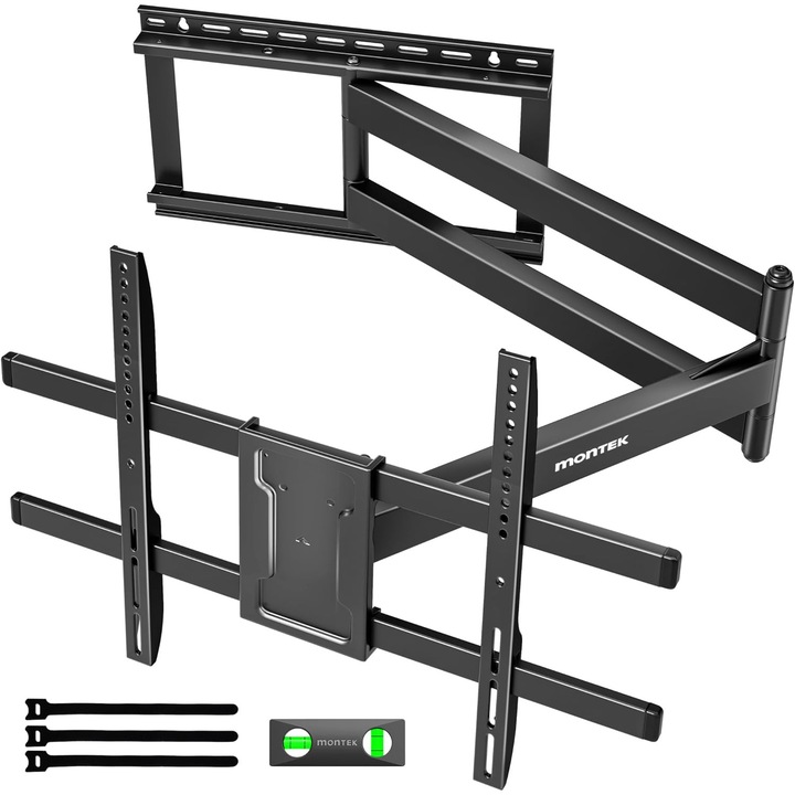 Montek kihúzható TV tartó 1067 mm, 43-80 hüvelyk, 50 kg, forgatható, dönthető