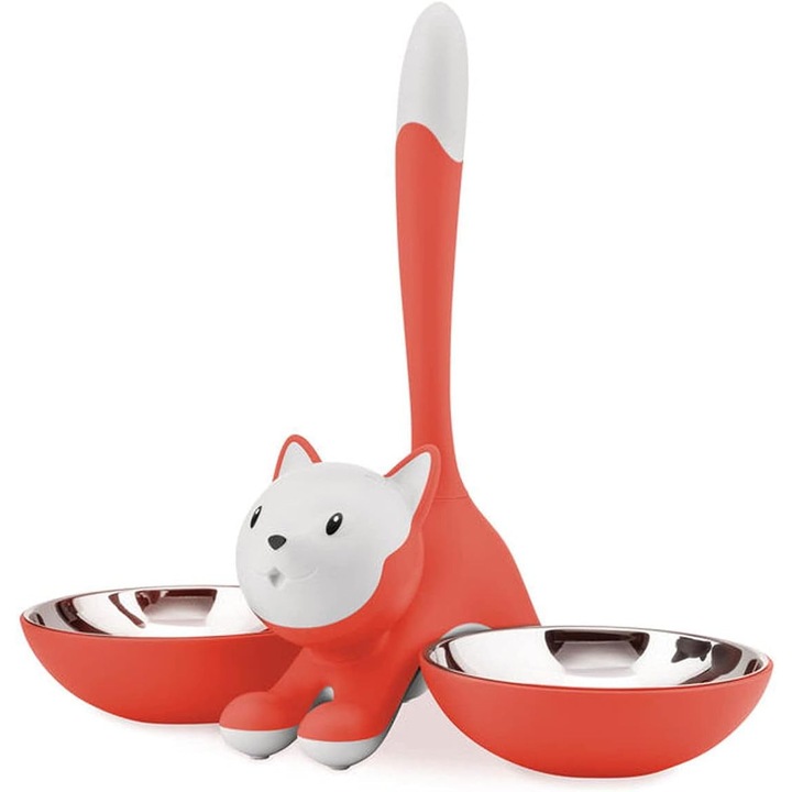 Alessi Tigrito: Elegant Bowl pentru Pisici, Design Exotic