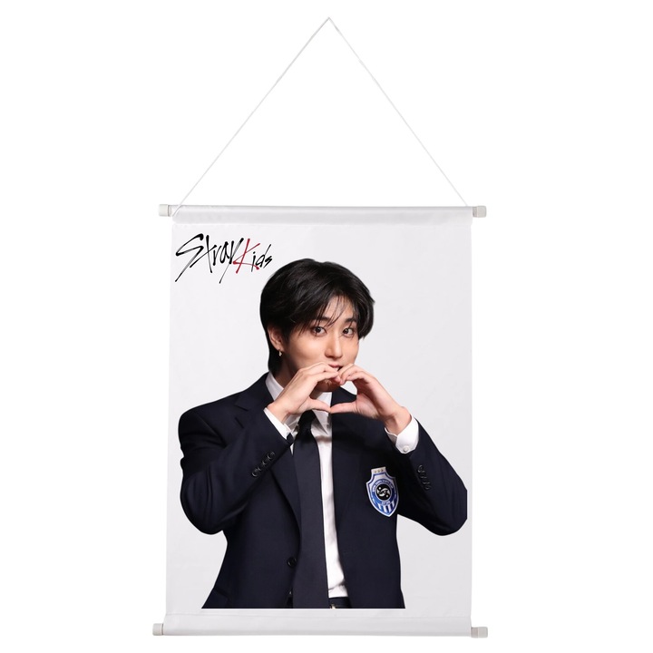 Poster personalizat stray kids han stay kpop inima, 56x39 cm