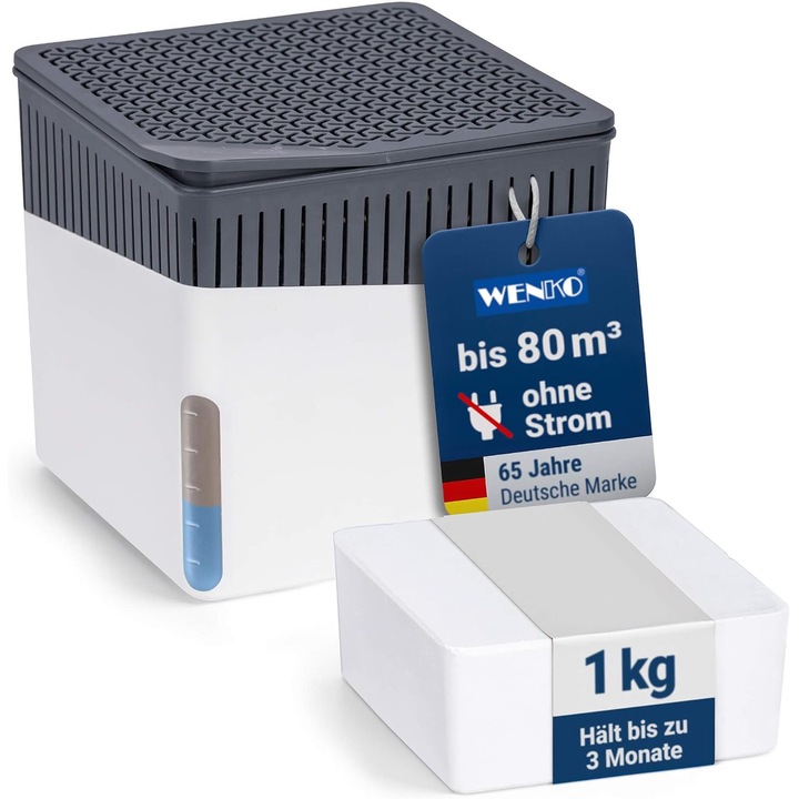 Dezumidificator Wenko Cube 1000g - Protectie Anti-Mustet