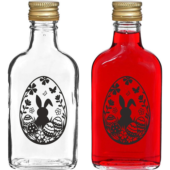 Декоративна бутилка Browin, 200 мл, със златна капачка