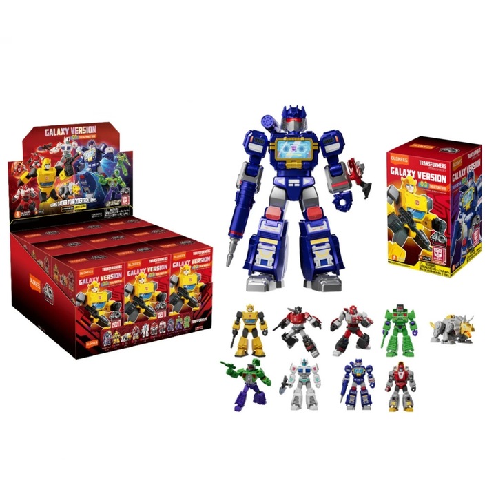 Фигурка за сглобяване Blokees Transformers Galaxy 03, сляпа кутия, случаен модел, множество стави, издръжлива ABS пластмаса