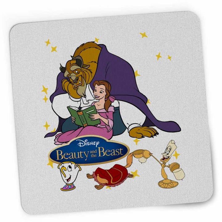 Mousepad Frumoasa si Bestia Povesti, 21x19cm