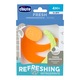 Inel dentitie Chicco Fresh Relax Maimuta, umplut cu apa sterilă, design ergonomic, 4 luni+