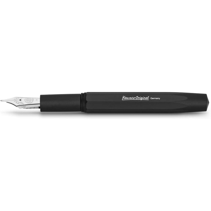 Kaweco Original 250 Black Crom töltőtoll, alumínium, fém doboz
