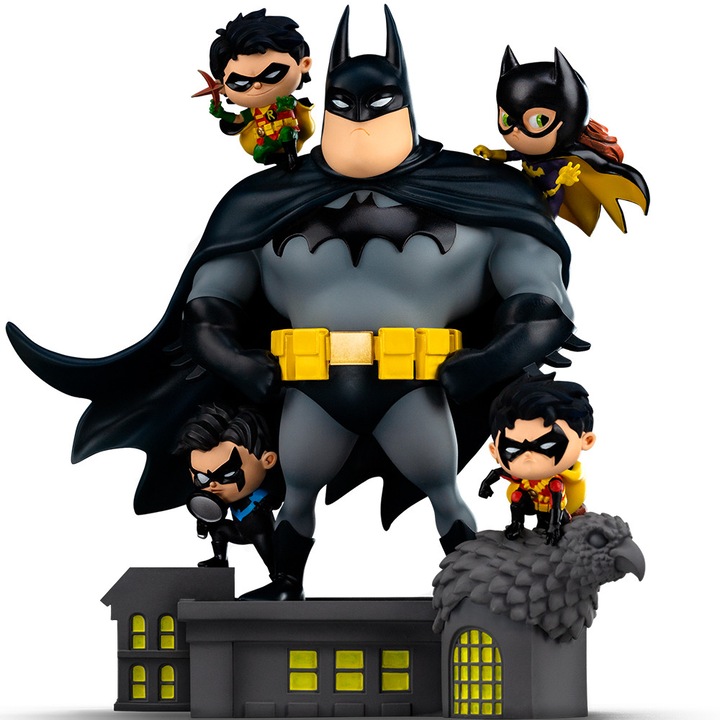 Figurina Iron Studios DC Comics Family Animated Icons, Batman Deluxe