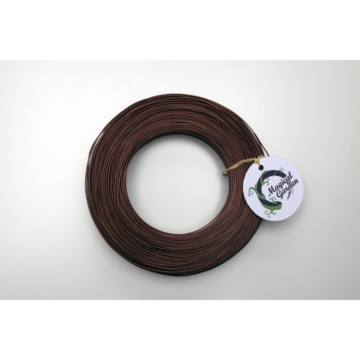 Sarma Modelare Bonsai din Aluminiu Cuprat, 1.0 mm, Rola 500g (235m), Top Quality, pentru Detalii Fine