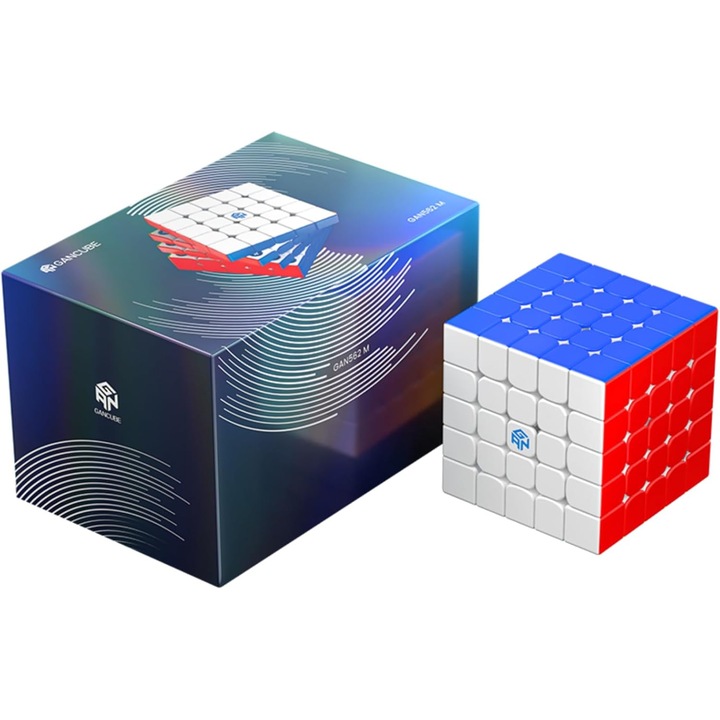 Cub Puzzle Magnetic GAN 562 M 5x5 Stickerless - Viteza si Precizie