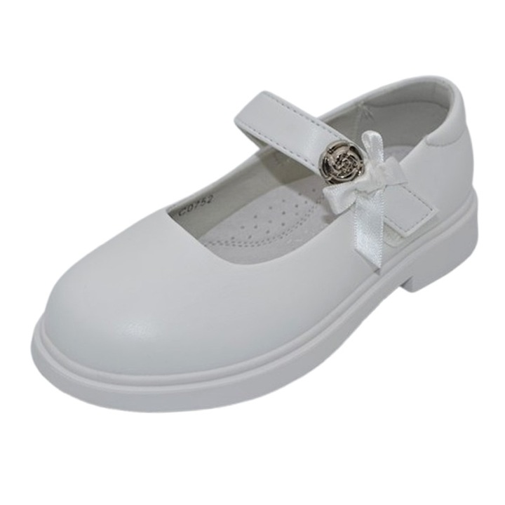 Pantofi ortopedici eleganti, pentru fete, Apawwa ABC0753P, Alb 126363