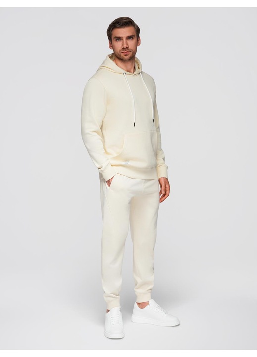 Комплект спортно долнище и горнище OMBRE Z121, Крем, M